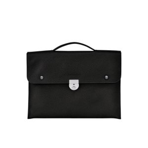 Longchamp Briefcase S Kozene Aktovky Čierne | 352809-IYH
