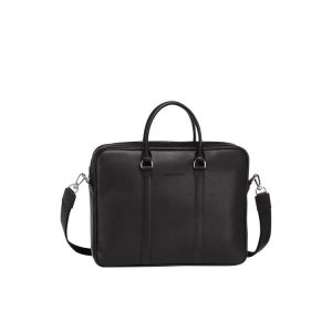 Longchamp Briefcase S Kozene Aktovky Čierne | 746215-VDX