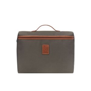 Longchamp Briefcase S Platene Aktovky Hnede | 852741-VHK