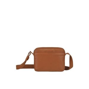 Longchamp Caramel Kozene Crossbody Kabelka Hnede | 219607-GDE