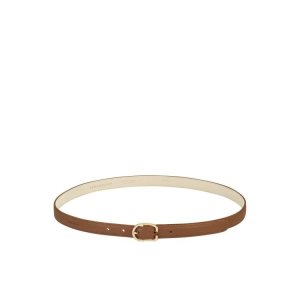 Longchamp Caramel Kozene Opasky Hnede | 432165-FRW