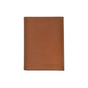 Longchamp Caramel Kozene Penazenky Hnede | 780613-QNL