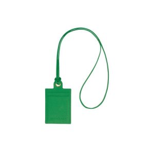 Longchamp Card With Necklace Kozene Držiteľ Karty Zelene | 173486-SUV