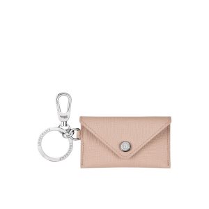 Longchamp Envelope Ring Hawthorn Kozene Kľúčenka Ruzove | 346875-RIO