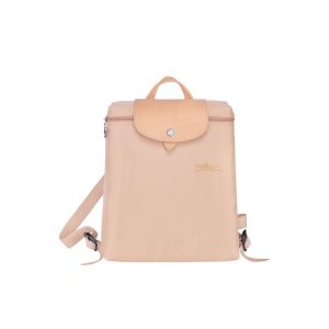 Longchamp Flowers Recycled canvas Batohy Svetlo Ruzove | 503467-MKH