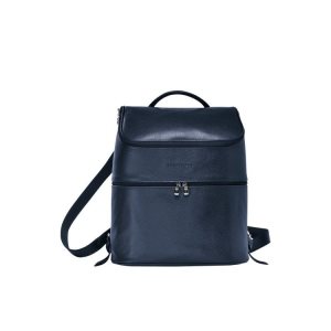 Longchamp Kozene Batohy Námornícka Modrá | 163947-EVL