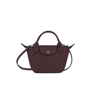 Longchamp Kozene Crossbody Kabelka Bordove | 804913-LFH