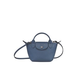 Longchamp Kozene Crossbody Kabelka Modre | 854093-UOT