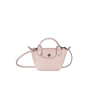 Longchamp Kozene Crossbody Kabelka Ruzove | 214068-SUE