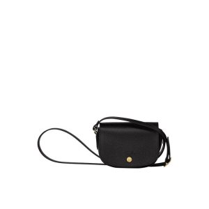 Longchamp Kozene Crossbody Kabelka Čierne | 138964-SCL