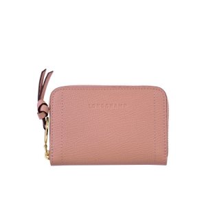 Longchamp Kozene Držiteľ Karty Ruzove | 190865-EJI