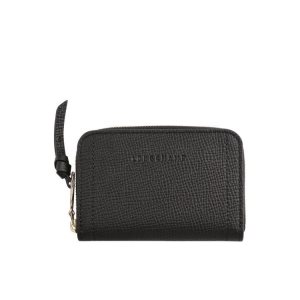 Longchamp Kozene Držiteľ Karty Čierne | 781934-JEG