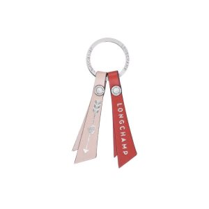 Longchamp Kozene Kľúčenka Ruzove | 607254-MJQ