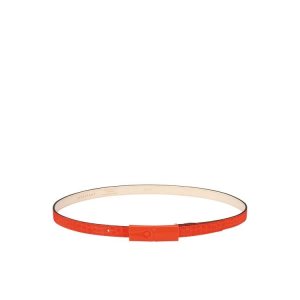 Longchamp Kozene Opasky Oranžové | 903875-ZOV