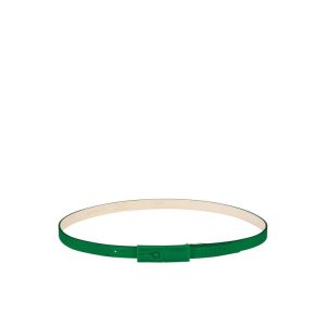 Longchamp Kozene Opasky Zelene | 736205-ESV