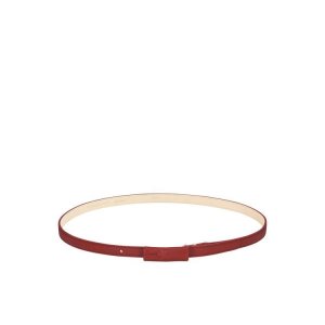 Longchamp Kozene Opasky Červené | 068743-XOS