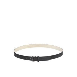 Longchamp Kozene Opasky Čierne | 109453-VGB