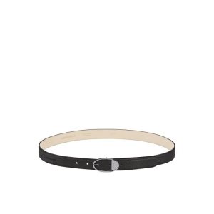 Longchamp Kozene Opasky Čierne | 129470-SVQ