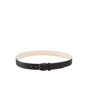 Longchamp Kozene Opasky Čierne | 598702-AWP