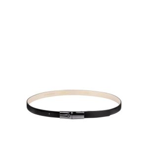 Longchamp Kozene Opasky Čierne | 659084-TPY