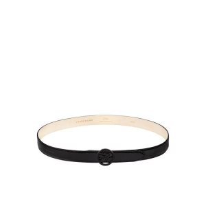 Longchamp Kozene Opasky Čierne | 945023-ICM