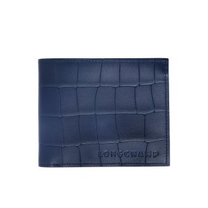 Longchamp Kozene Penazenky Námornícka Modrá | 102846-VXH