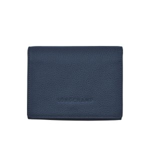 Longchamp Kozene Penazenky Námornícka Modrá | 645239-THM