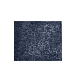 Longchamp Kozene Penazenky Námornícka Modrá | 917560-YKB
