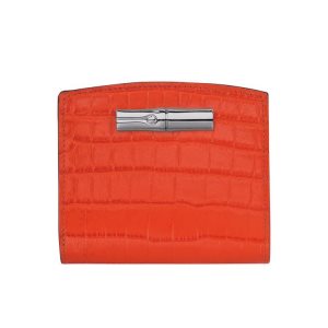 Longchamp Kozene Penazenky Oranžové | 629538-SCE