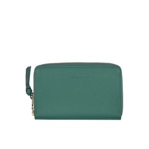 Longchamp Kozene Penazenky Siva Zelene | 534987-LDS