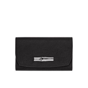 Longchamp Kozene Penazenky Čierne | 978512-IXB