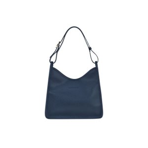 Longchamp Kozene Taška Cez Rameno Námornícka Modrá | 475306-XGO