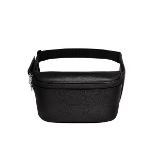 Longchamp Kozene Taška Na Opasok Čierne | 478602-NTH