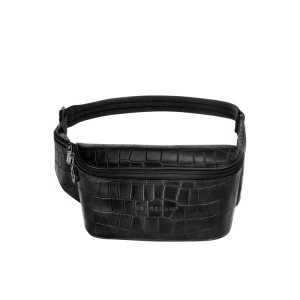 Longchamp Kozene Taška Na Opasok Čierne | 764985-GIN