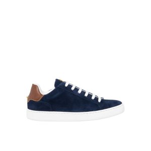 Longchamp Kozene Tenisky Námornícka Modrá | 206395-BVJ