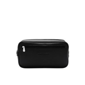 Longchamp Kozene Toaletné Tašky Čierne | 754612-PBY
