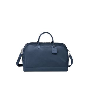 Longchamp L Kozene Cestovné Tašky Námornícka Modrá | 586437-UCH
