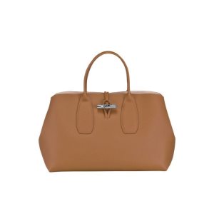 Longchamp L Kozene Kabelky Béžové | 462381-YGV