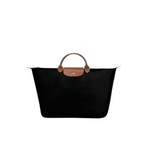 Longchamp L Recycled canvas Cestovné Tašky Čierne | 143078-CEF
