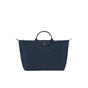 Longchamp L Recycled canvas Cestovné Tašky Námornícka Modrá | 306981-YFD