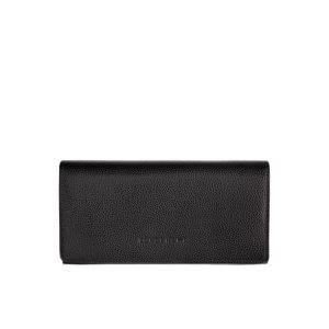 Longchamp Long Continental Kozene Penazenky Čierne | 130426-RAU