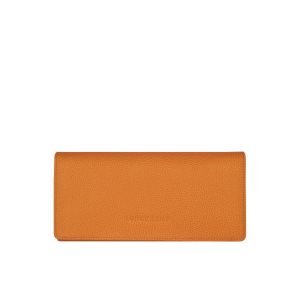 Longchamp Long Continental Saffron Kozene Penazenky Oranžové | 891742-GZF