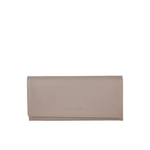 Longchamp Long Continental Turtledove Kozene Penazenky Siva | 579028-RCY