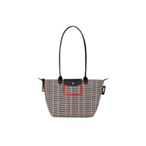 Longchamp Long Platene Taška Cez Rameno Námornícka Modrá Hnede | 247016-PMB