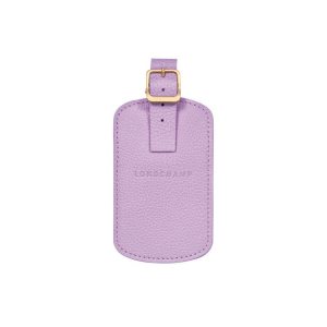 Longchamp Luggage Tag Kozene Travel Accessories Nachový | 523096-EIB