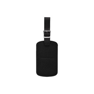 Longchamp Luggage Tag Kozene Travel Accessories Čierne | 596247-AZY