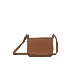 Longchamp M Caramel Kozene Crossbody Kabelka Hnede | 503671-QNV