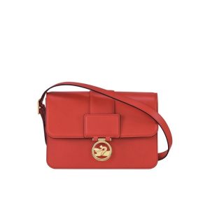 Longchamp M Kozene Crossbody Kabelka Oranžové | 183079-PCM