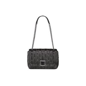 Longchamp M Kozene Crossbody Kabelka Čierne | 862045-ZJN
