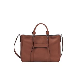 Longchamp M Kozene Kabelky Hnede | 748126-YEW
